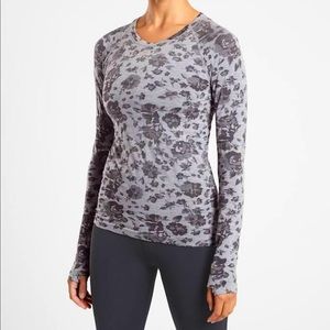 *NWOT* Athleta Momentum Top Spacedye FLORAL